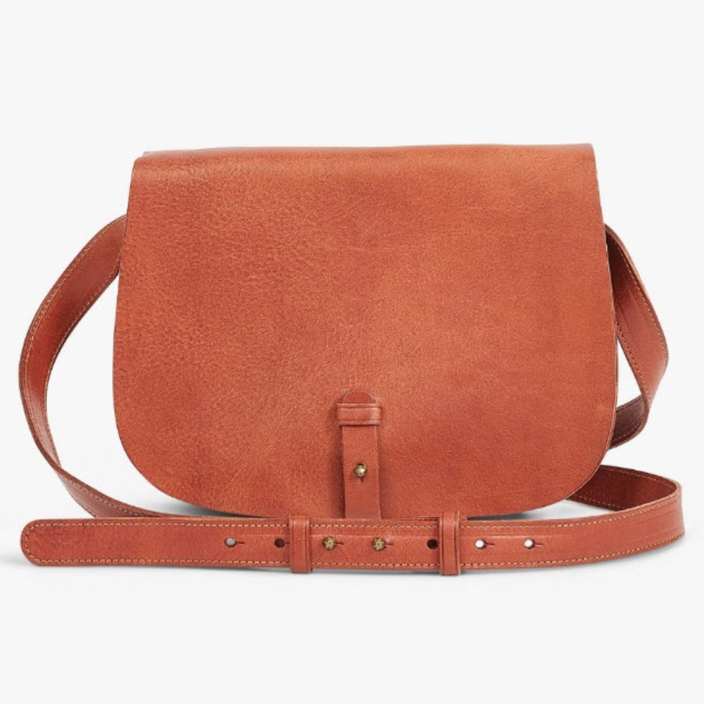 Lucky Brand - Leather Cross Body Bag - COGNAC